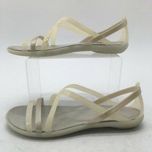 Crocs Womens 7 Isabella Strappy Slip On Casual San